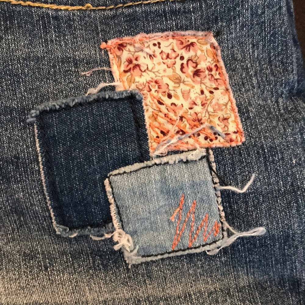 Cutest Patchwork Overalls!!! - Picture 2 of 9
